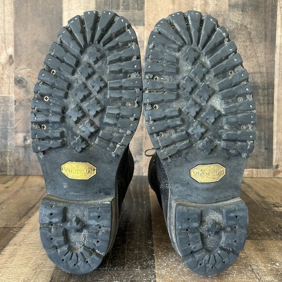 Whites Smokejumper Roughout Logger Packer Plain Toe Work Boots Mens 13 E - Picture 3 of 12